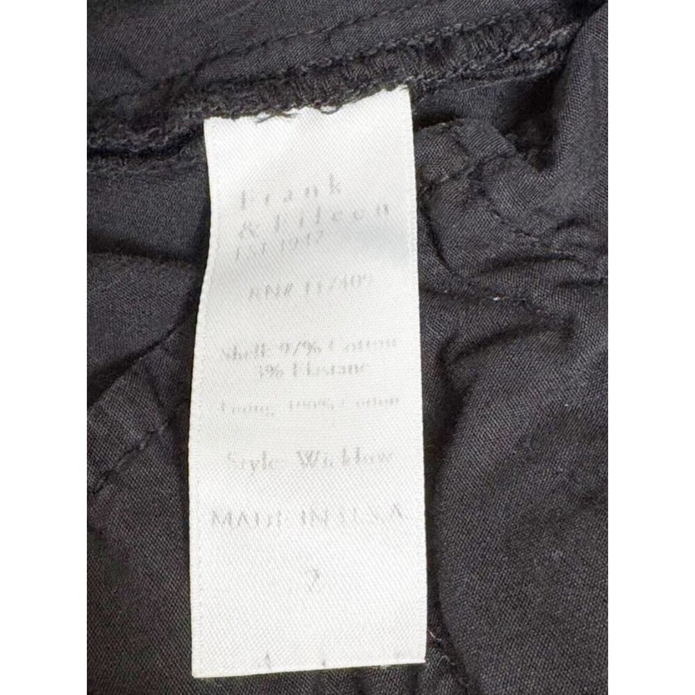 Frank & Eileen Wicklow Crop Pants Washed Black Raw Hem Size 2 - Picture 8 of 15